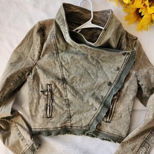 Free People Tan /Green Jacket Women (S/P)